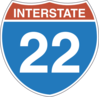 Interstate 22 Clip Art